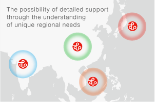 The possibility of detailed support through the understanding of unique regional needs